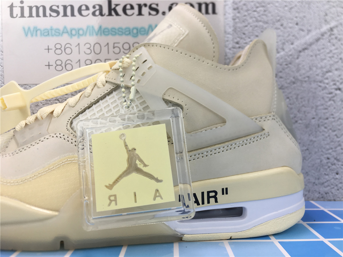 GX batch Off-White x Wmns Air Jordan 4 SP Sail CV9388-100